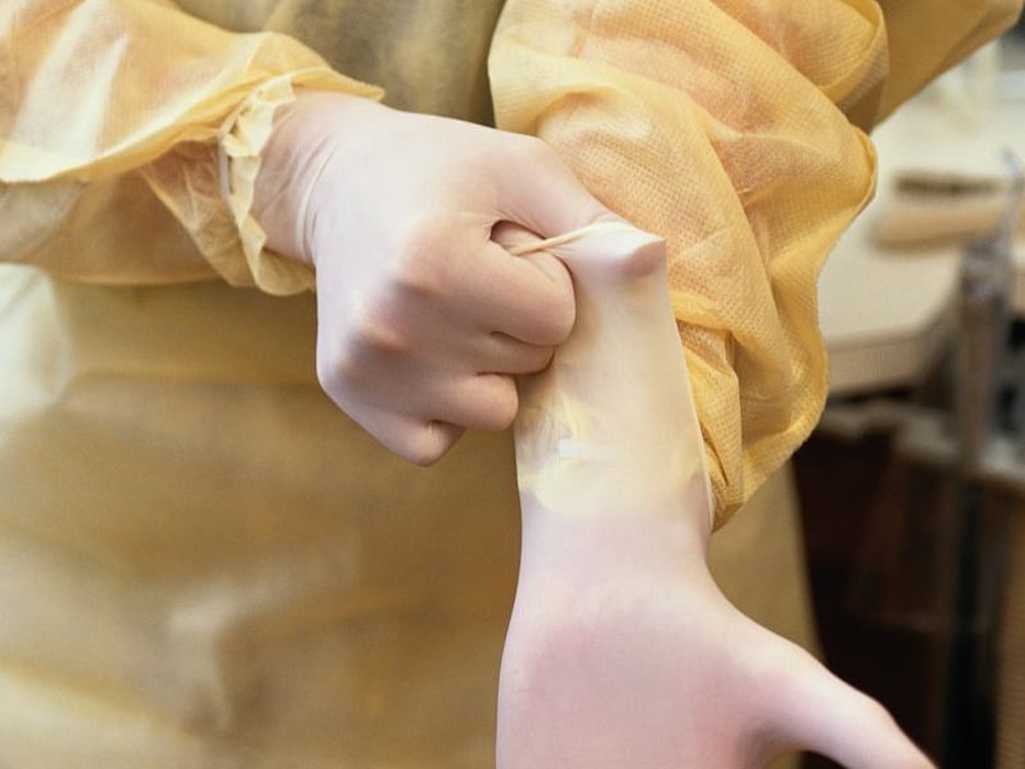 latex gloves