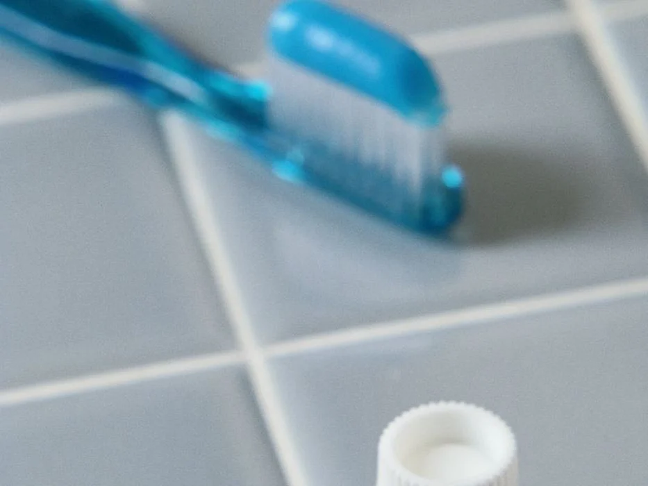 tooth brush with toothpaste