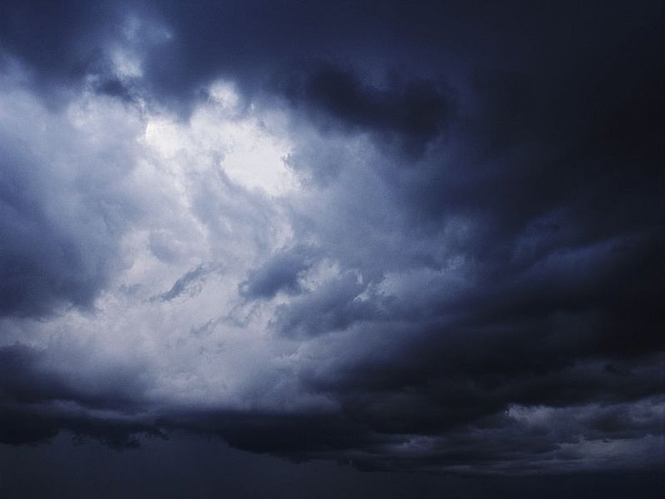dark clouds