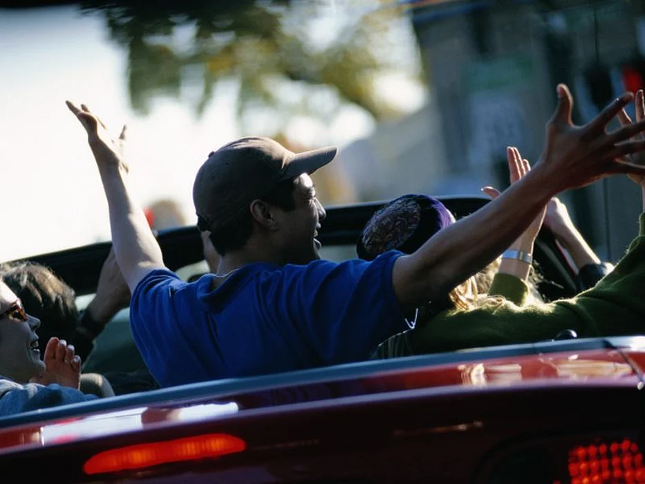 driving convertible