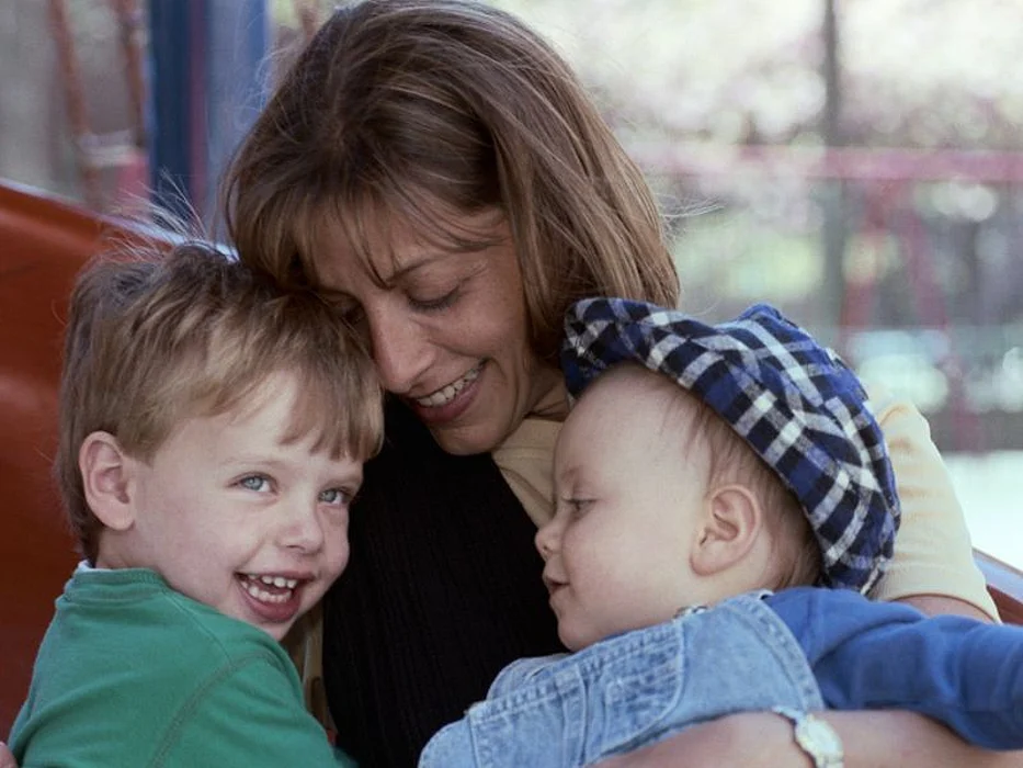 mother with kids