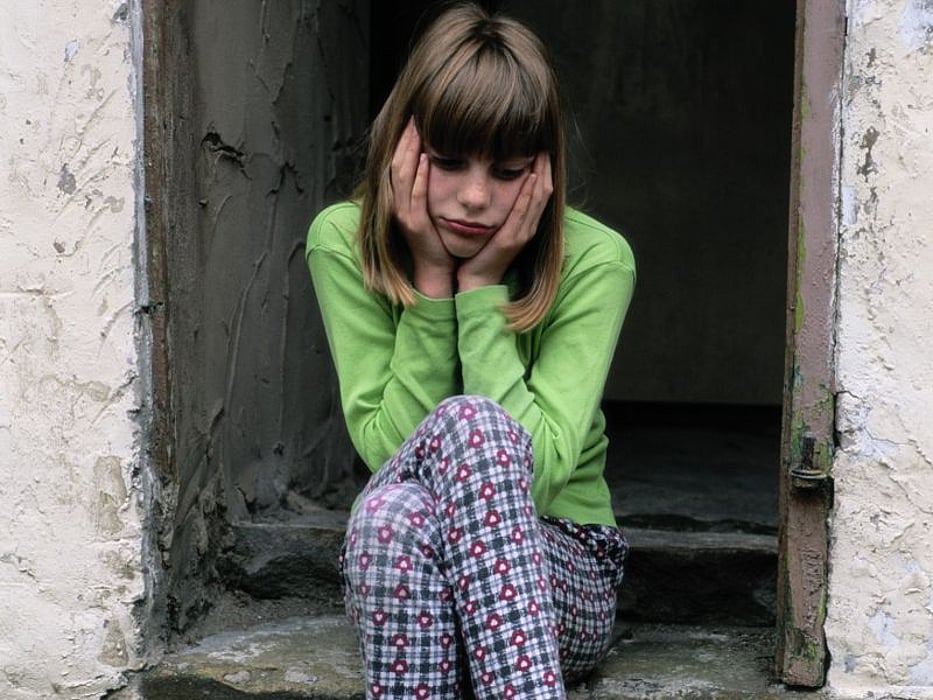 depressed girl