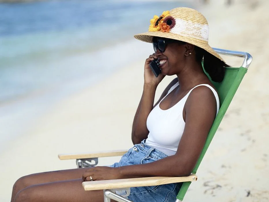 woman talking on the cell phone