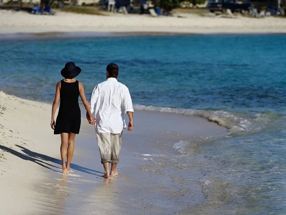 couple at the beach