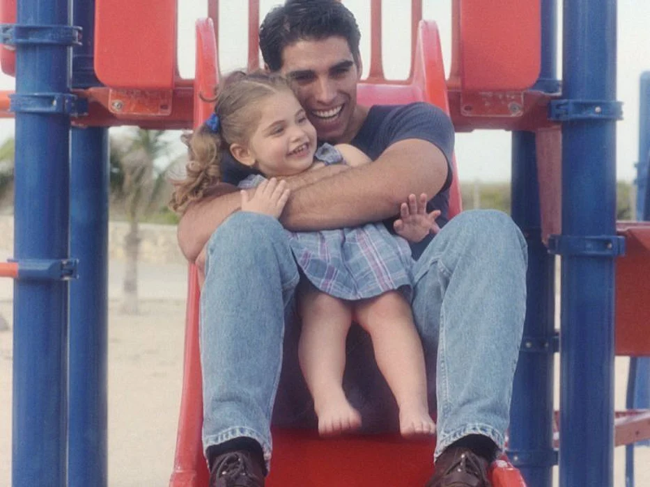 father and a girl