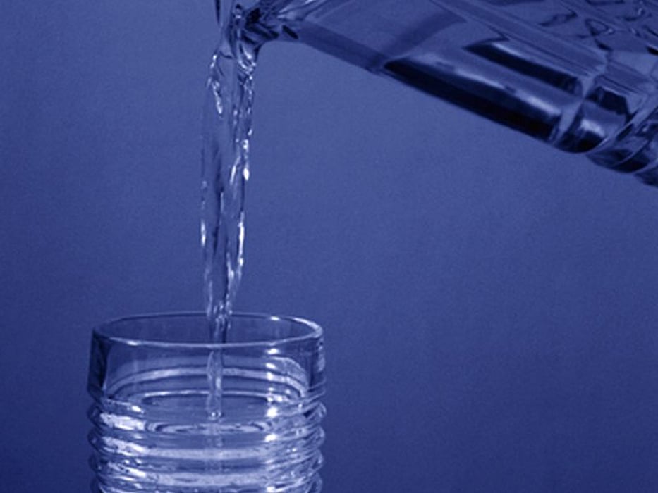 glass of water
