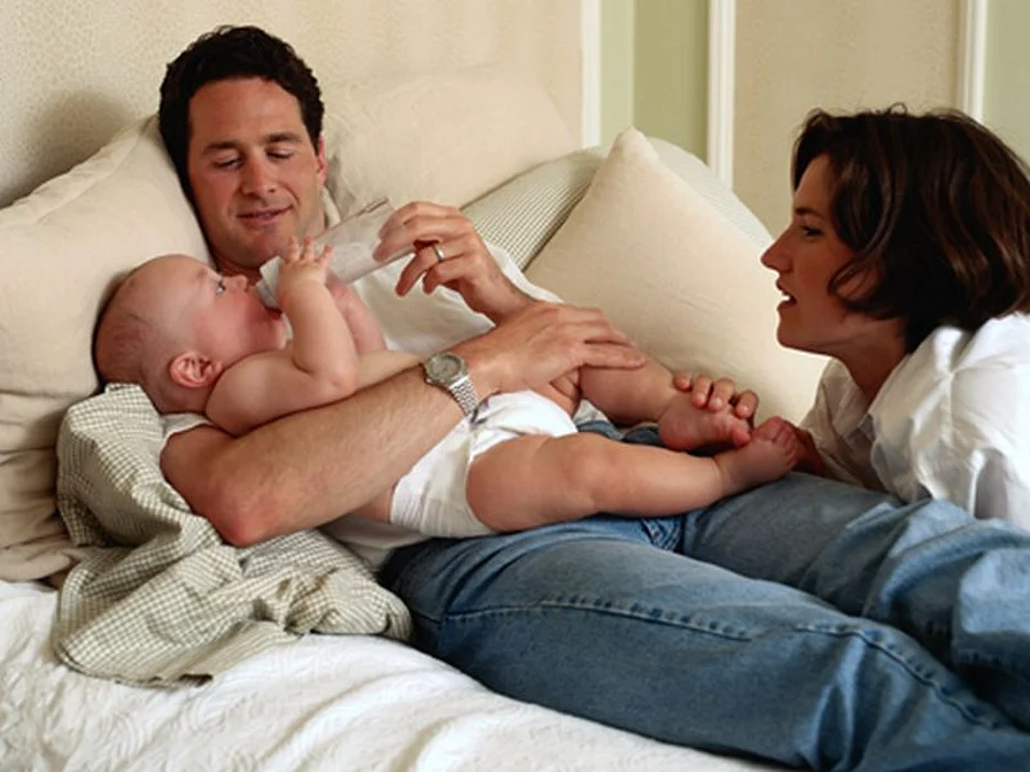 parents with a child