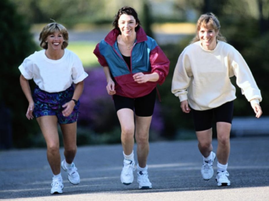 woman running