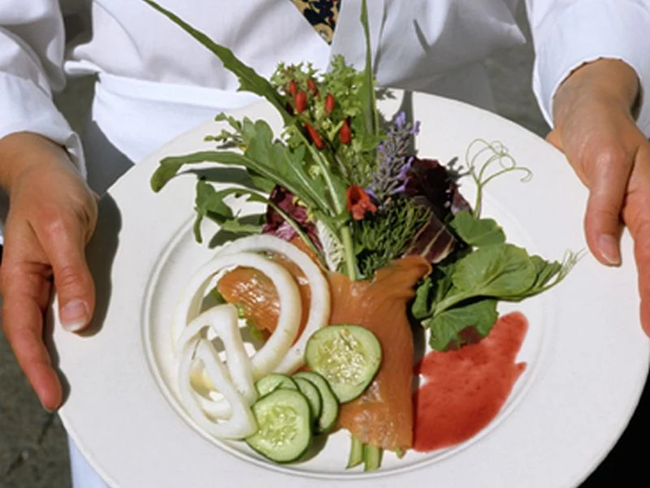 food on a plate