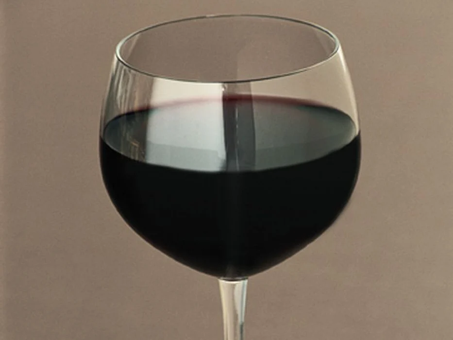 glass of red wine