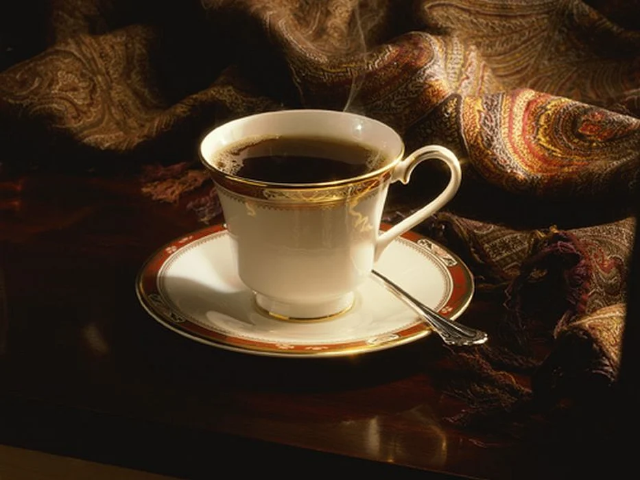 a cup of coffee