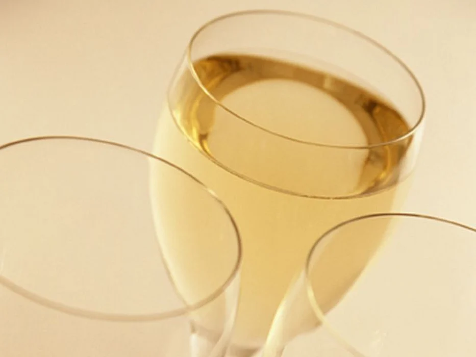glass of white wine