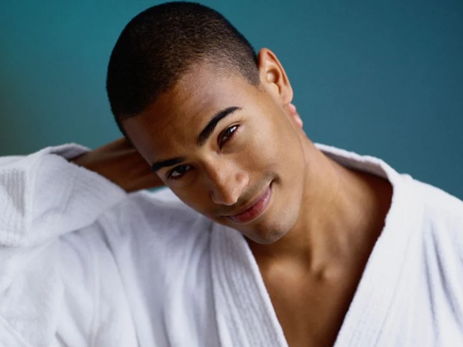 smiling man