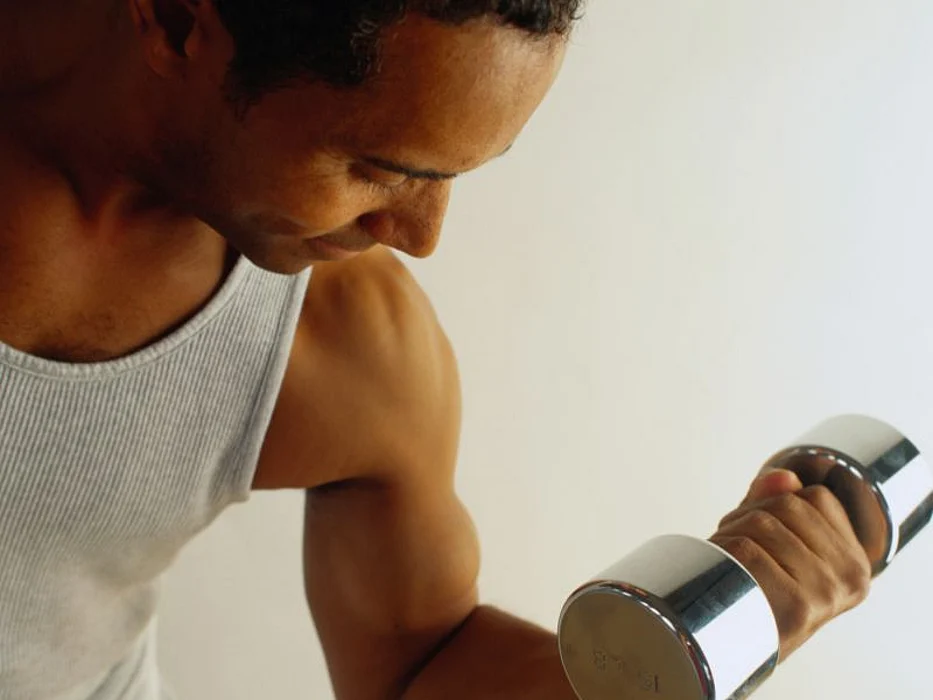 lifting weights