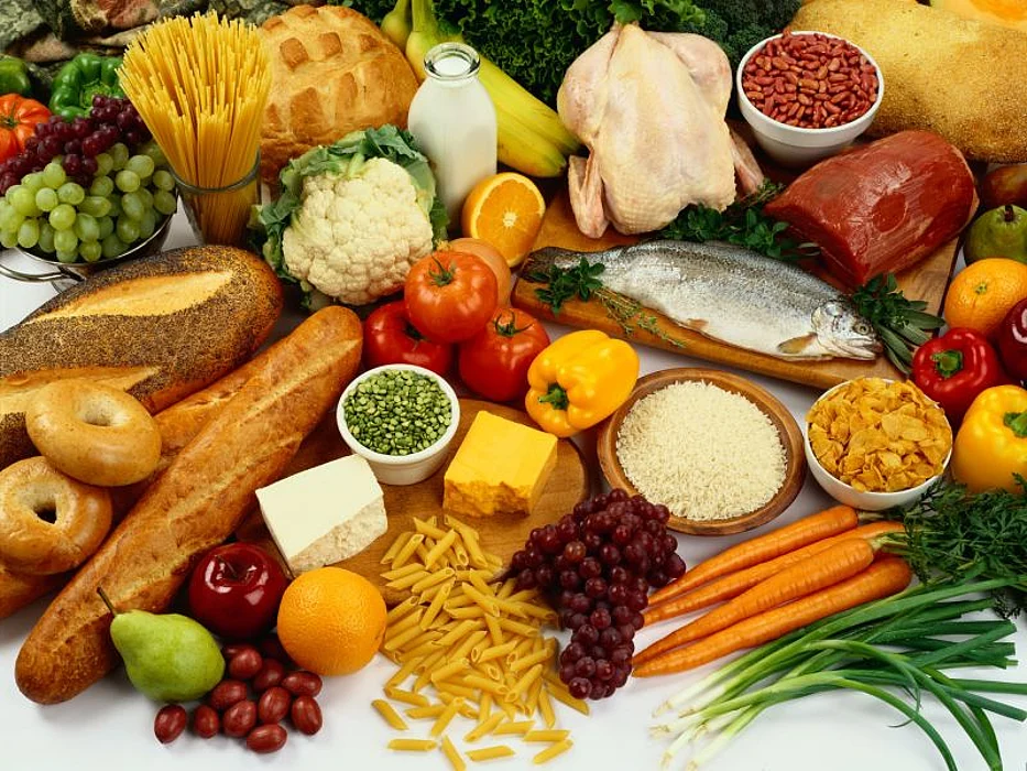 assorted foods