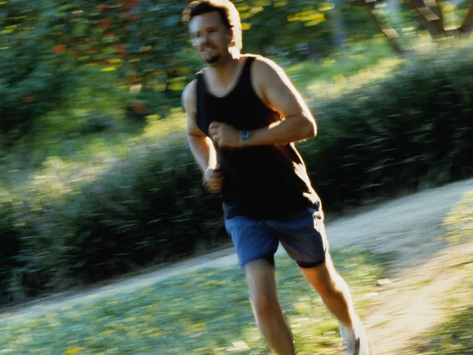 man jogging