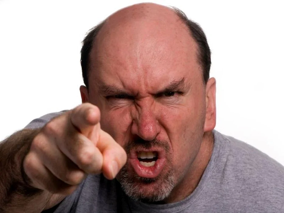angry man