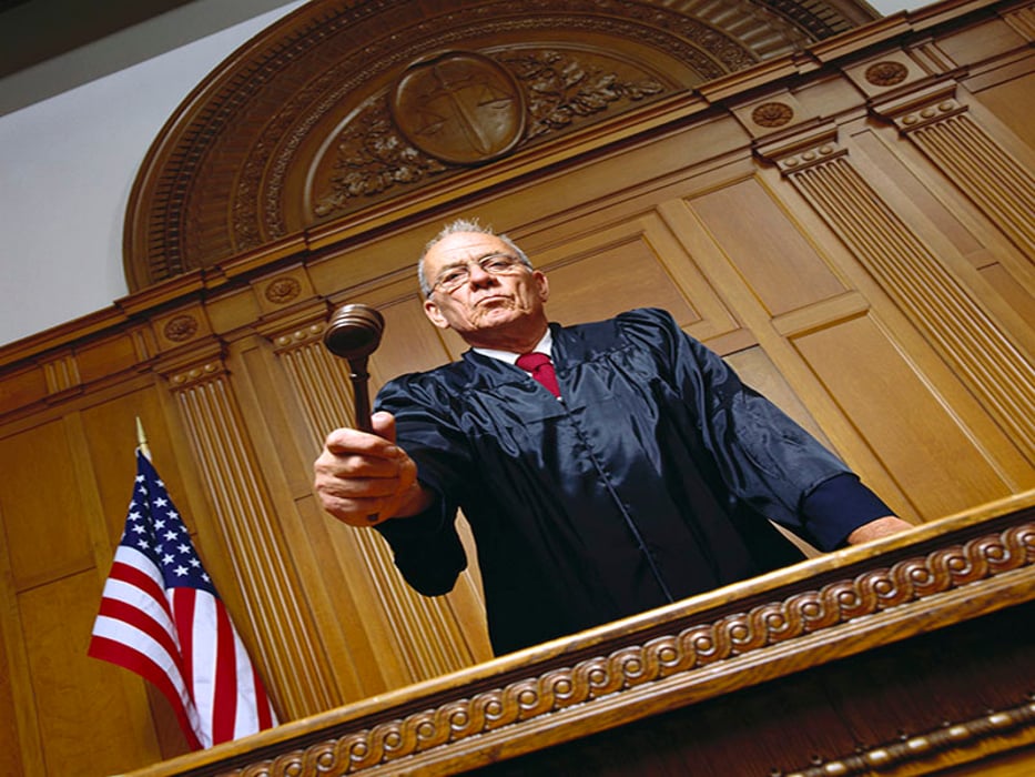 judge in the court room