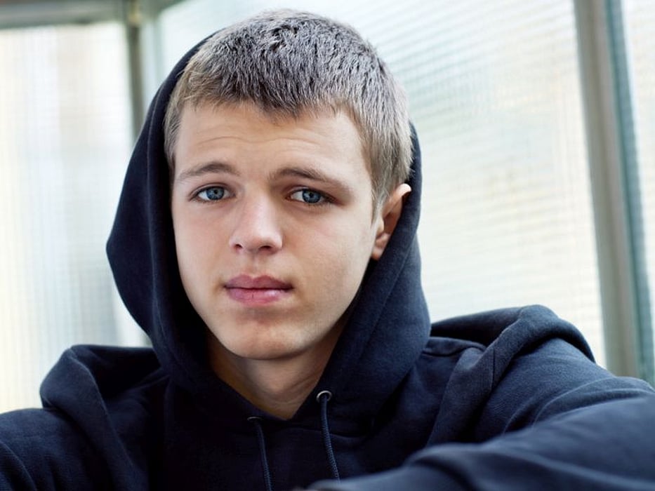 depressed boy