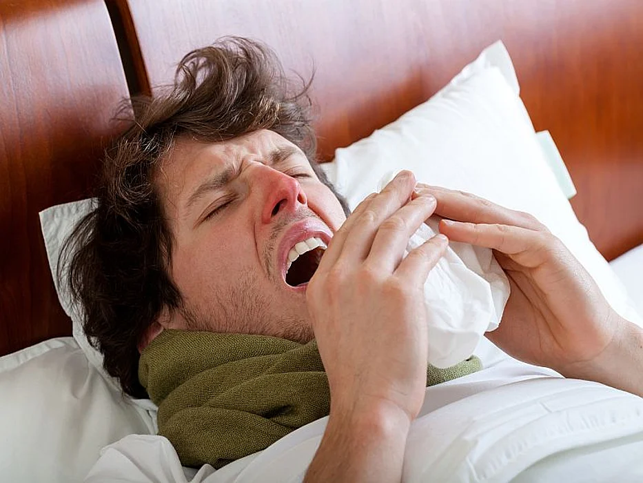 man with cold