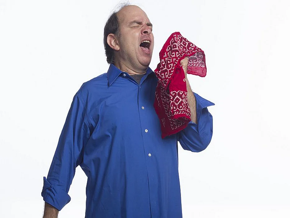 man with cold