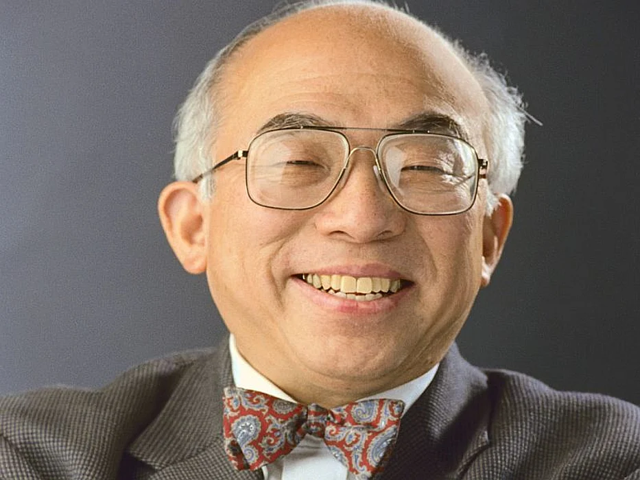 smiling asian man