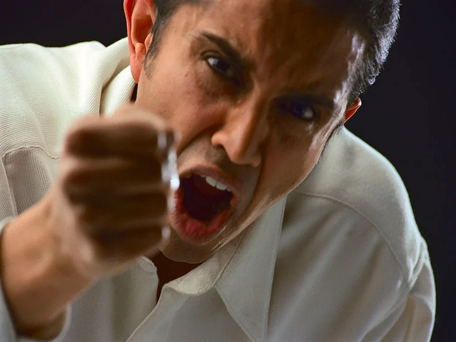 angry man