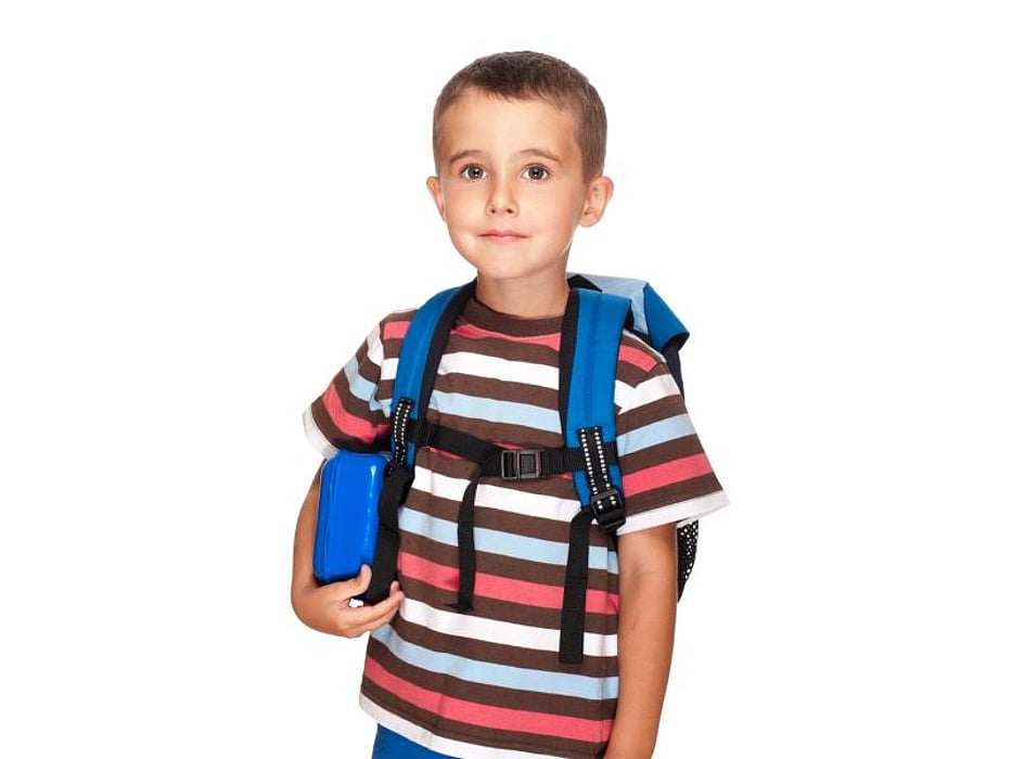 boy with lunchbox