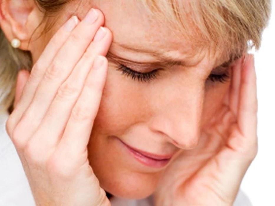 woman in pain