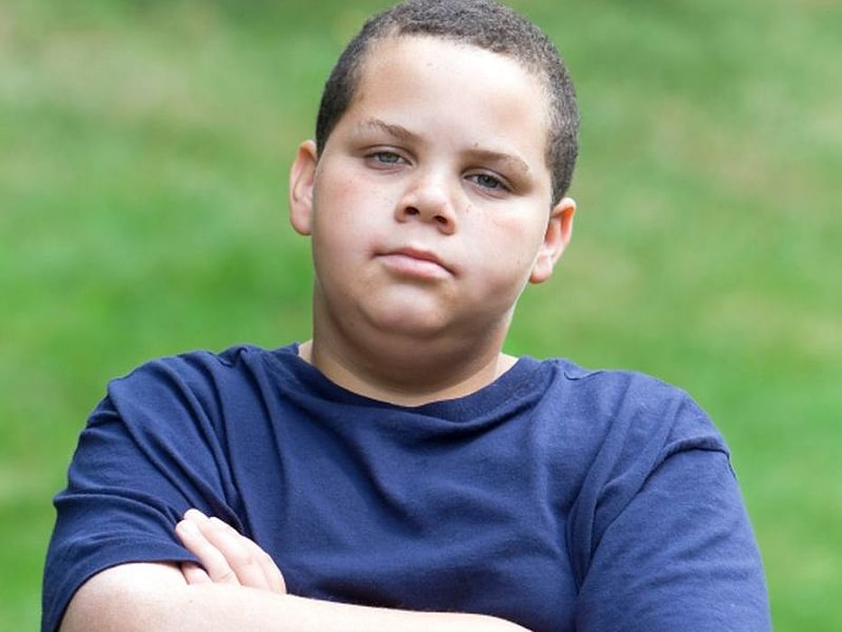 overweight boy