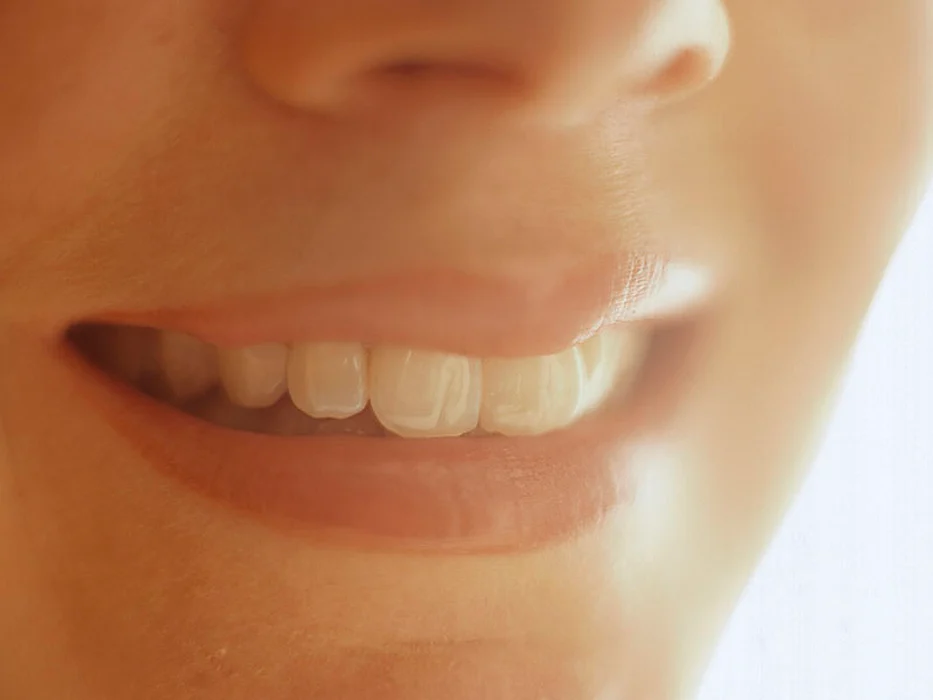 woman smiling