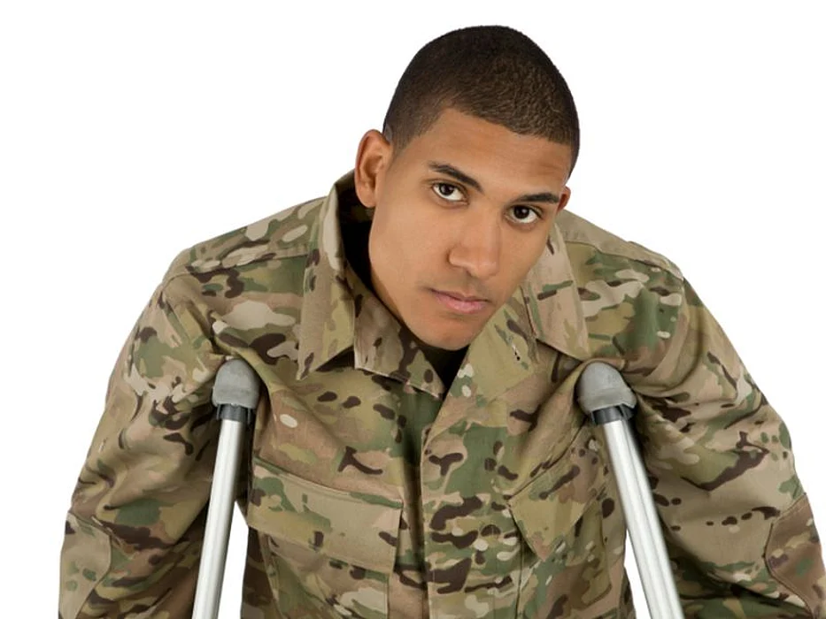 wounded soldier