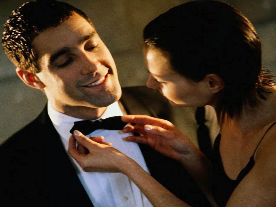 couple at the party