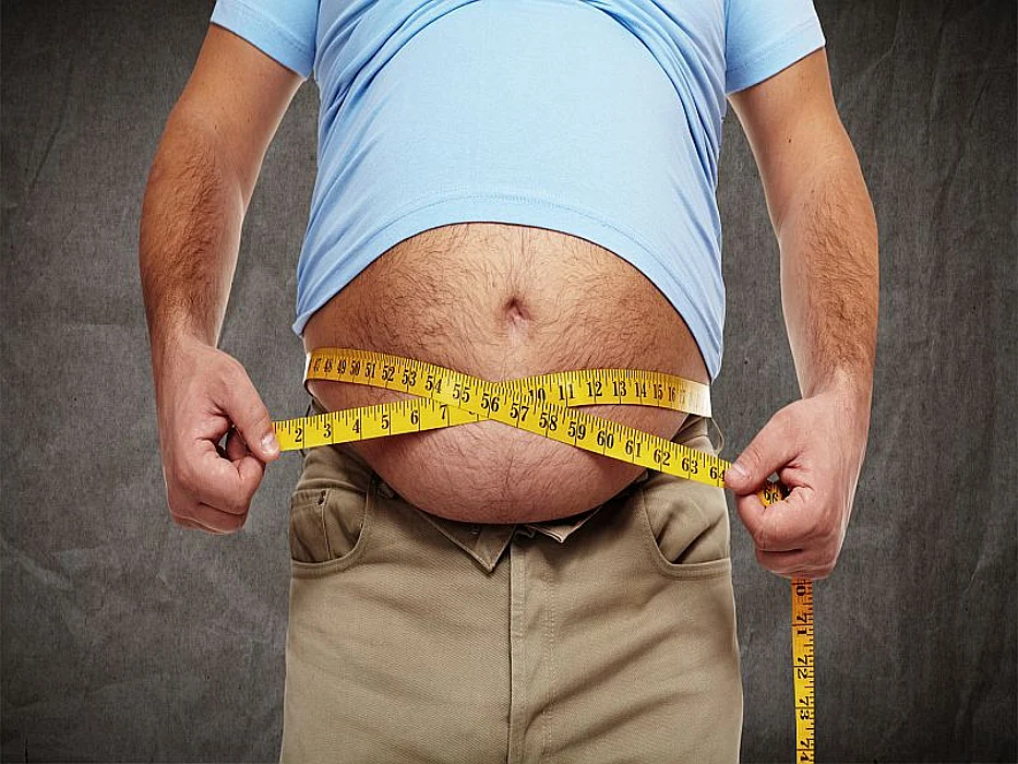 obese man