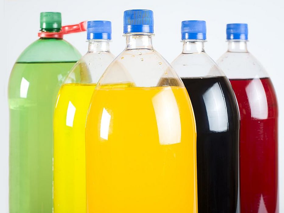 soda bottles