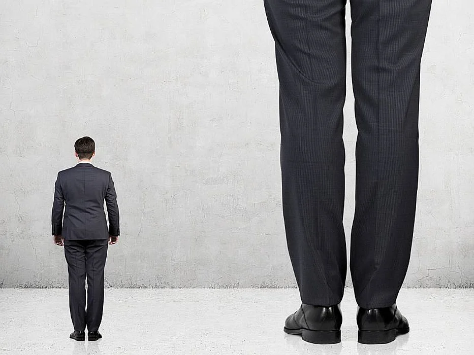 short man, tall man