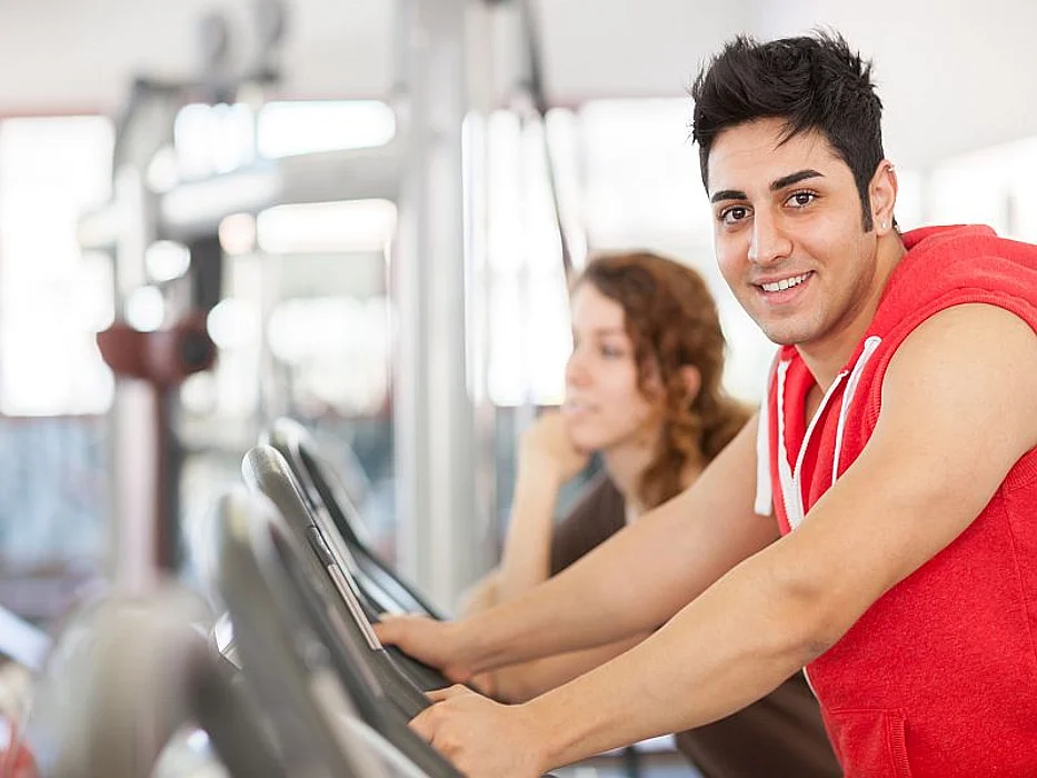 hispanic man exercising