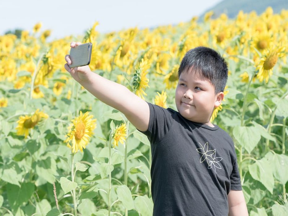 smart phone selfie