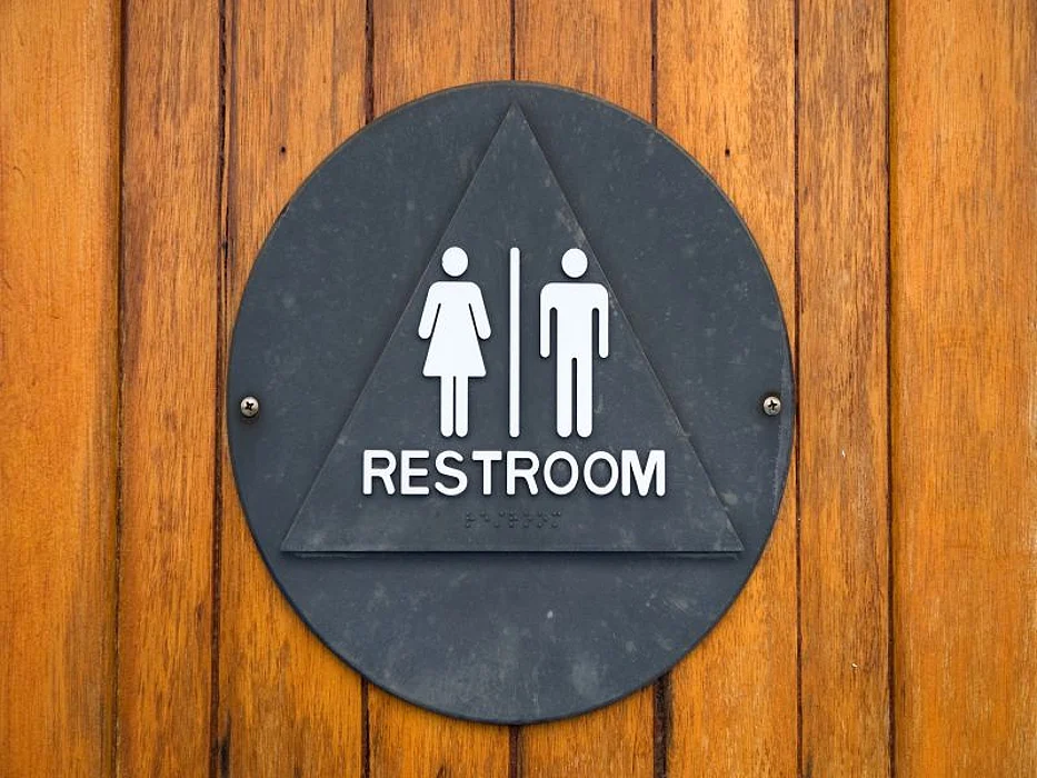 bathroom door