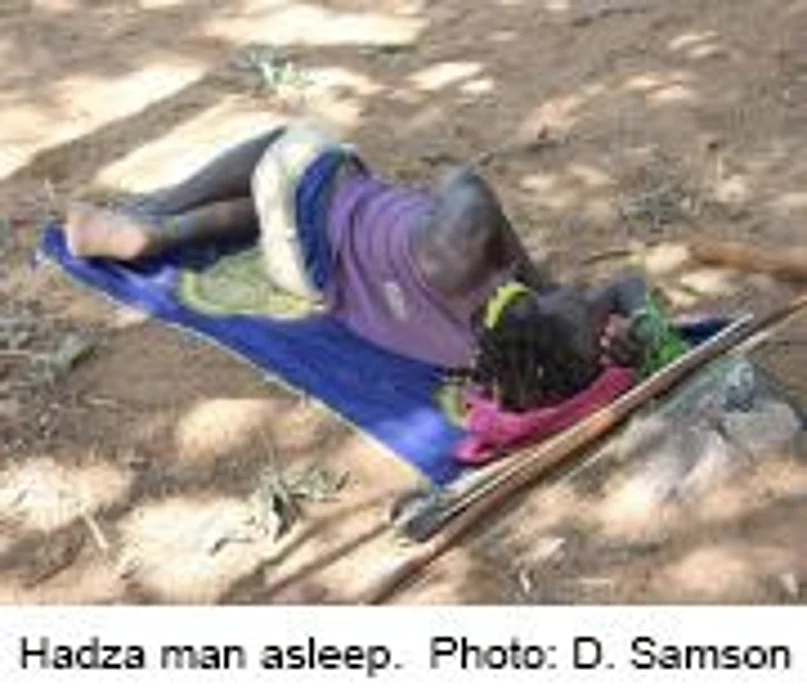 hazda man asleep