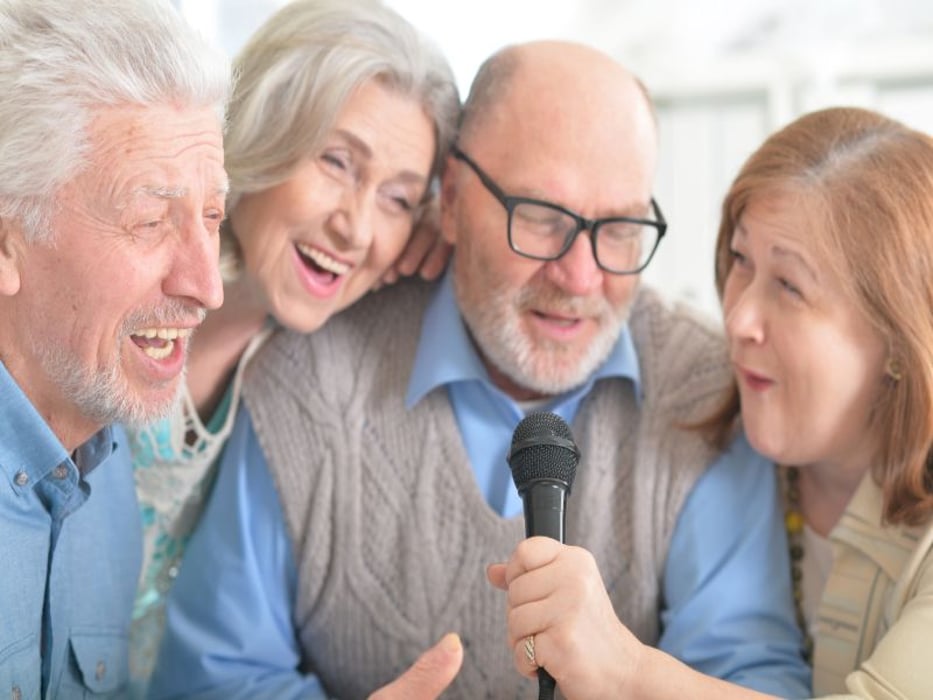 elderly singers