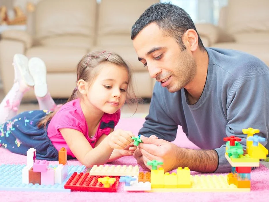 child and toys