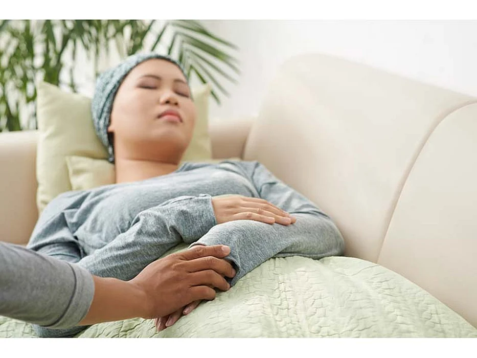 asian woman sleeping