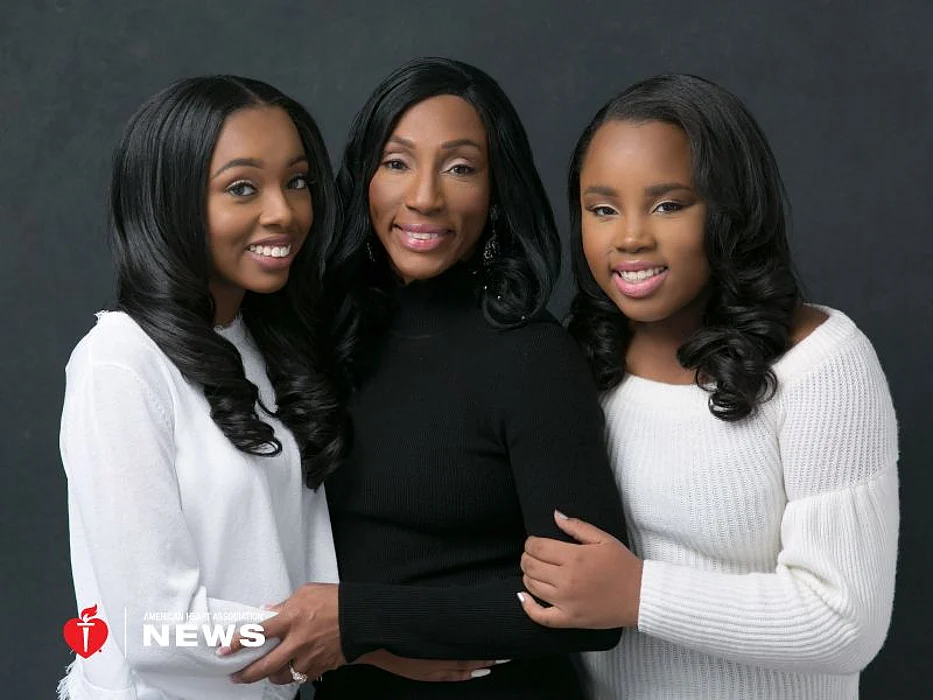 Doris Washington with her daughters Stephanie (left) and Sydnie