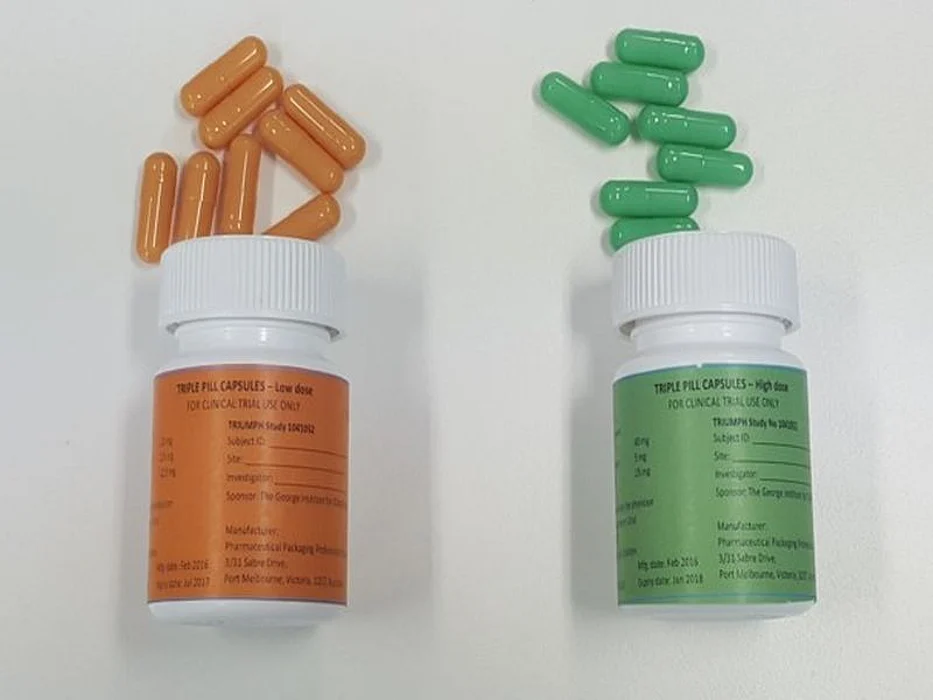 Three-in-one pills