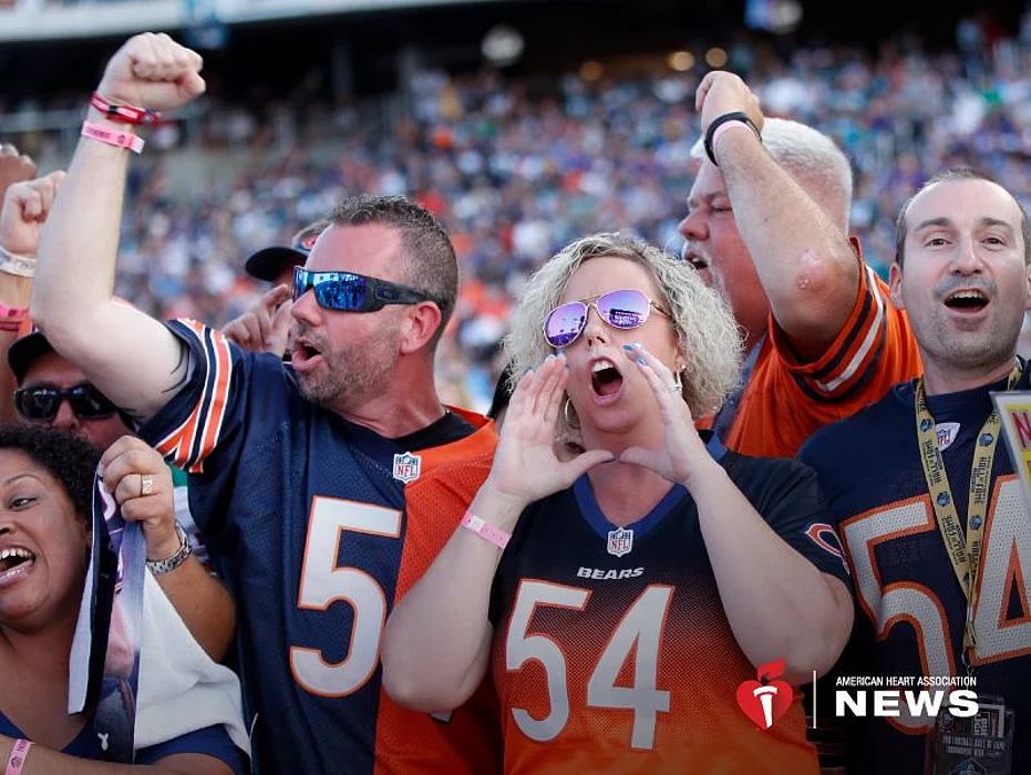 Are die-hard sports fans putting their hearts at risk?