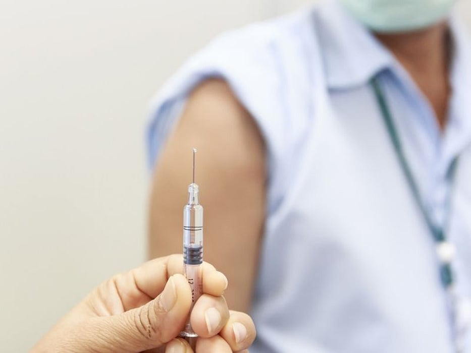 adult getting vaccinated