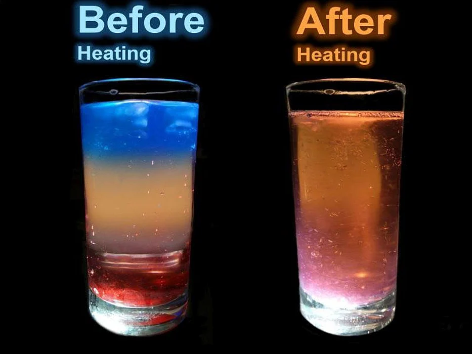 A \'galaxy\' layered cocktail