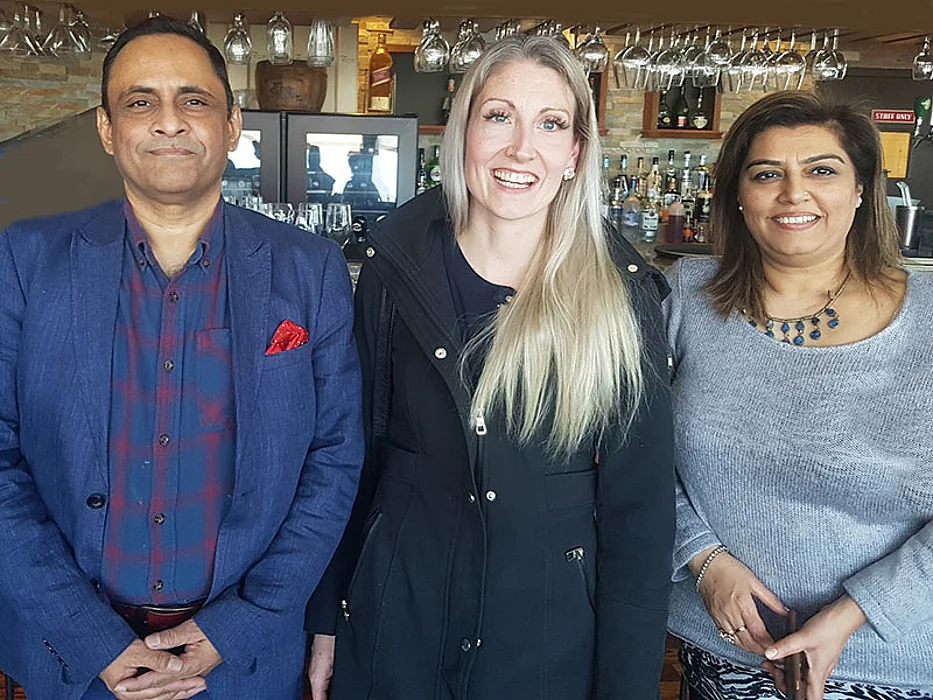 Muhammad Khan, Kelly Bryan, Hina Khan. Photo: University Health Network