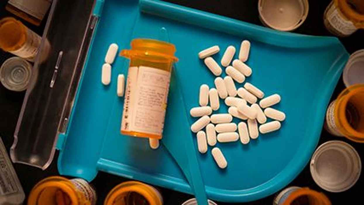 lots of white long pills